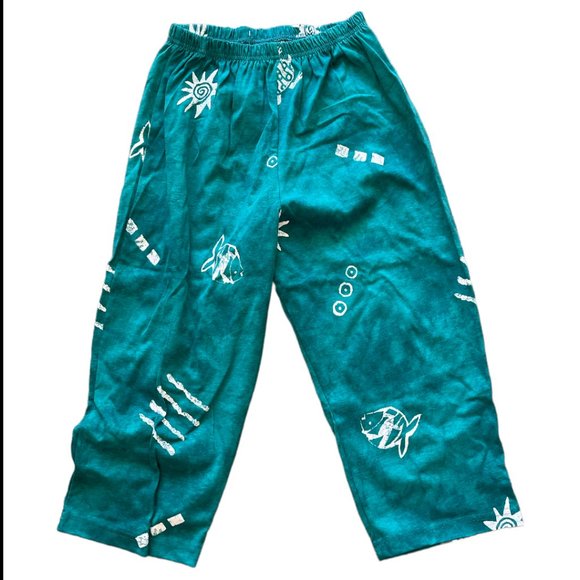 Coconut Bay Hawaiian Print Capri and T-Shirt Set Sz M - Picture 2 of 6